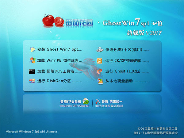 光盘番茄花园win7旗舰版怎么安装