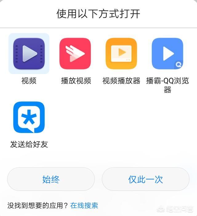 手机浏览器自带视频播放器，功能基本上都一样

