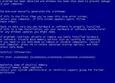 U盘启动重装windows7最新版本后蓝屏的原因和解决方案