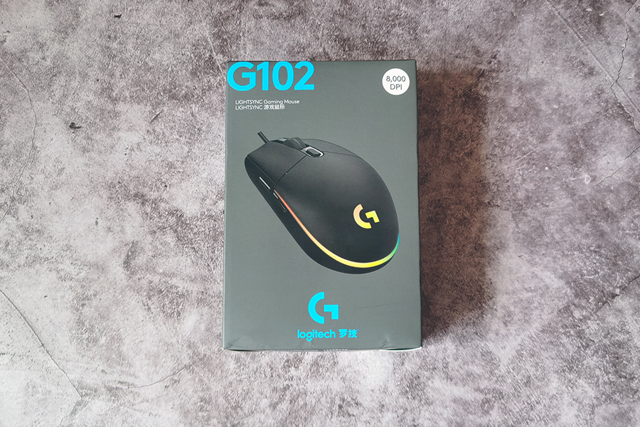 罗技新版G102游戏鼠标开箱：8000DPI、119元到手体验如何？