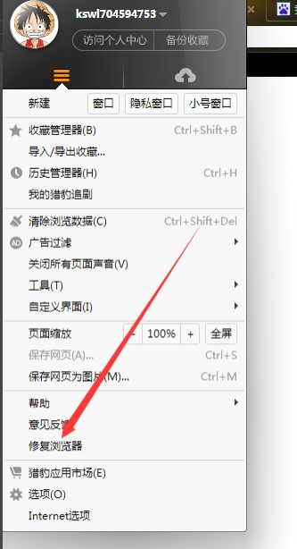 猎豹浏览器