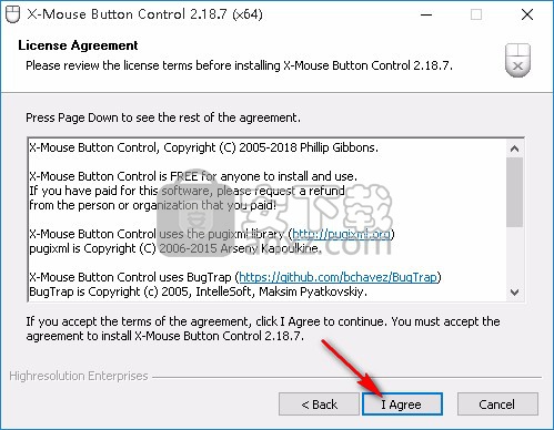 鼠标侧键设置工具(X-Mouse Button Control)