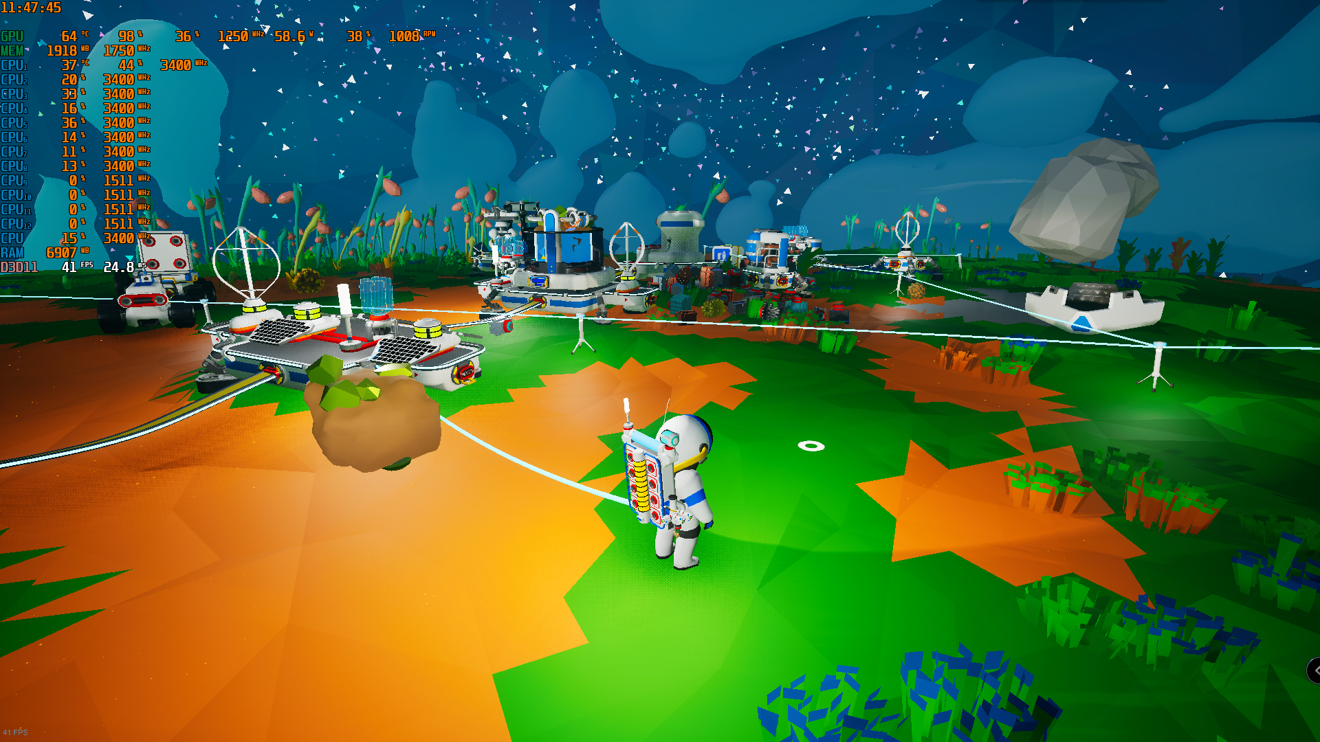 跑游戏测稳定性蓝宝石超白金RX460降压有风险




