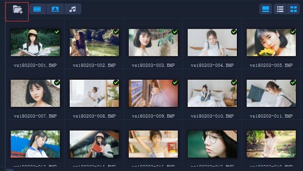 导入素材