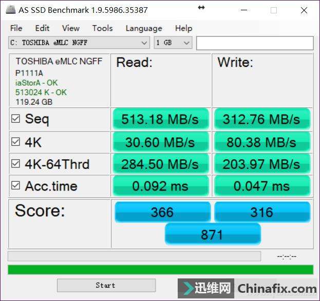 SSD上的写入缓存开关差别有多大？