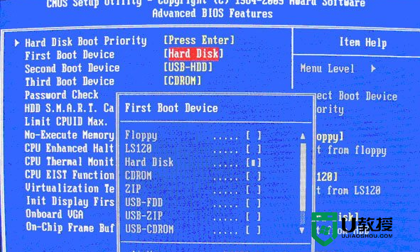 First Boot Device