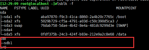 linux硬盘分区格式