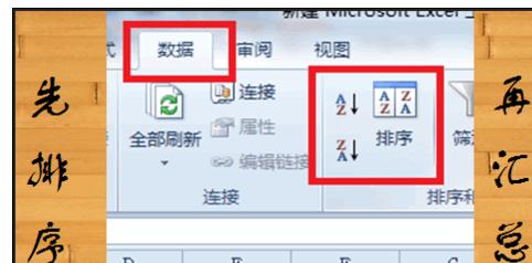 Excel中表格数据进行分类汇总的操作方法
