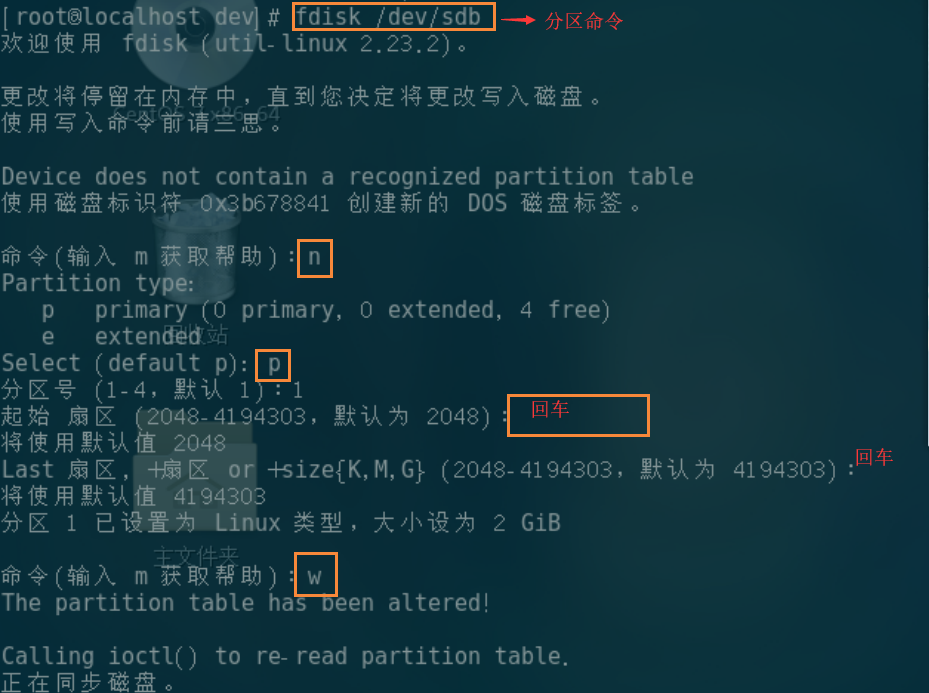 linux硬盘分区