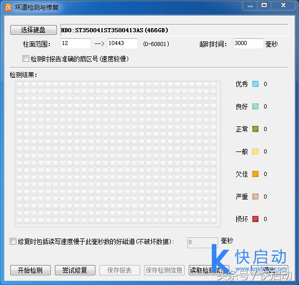 硬盘检测2处损坏