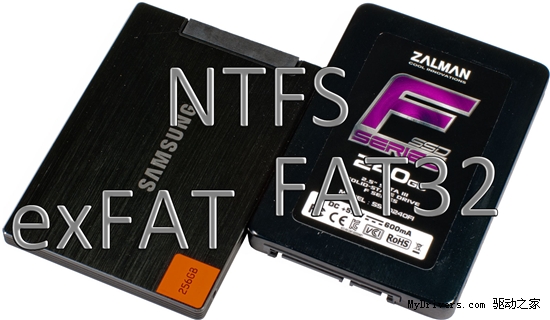 FAT32/NTFS/exFAT:试看分区格式与固态硬盘性能