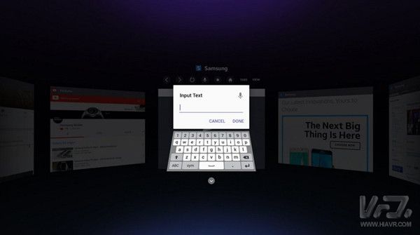Gear VR浏览器升级 支持WebVR
