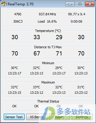 cpu温度测试工具