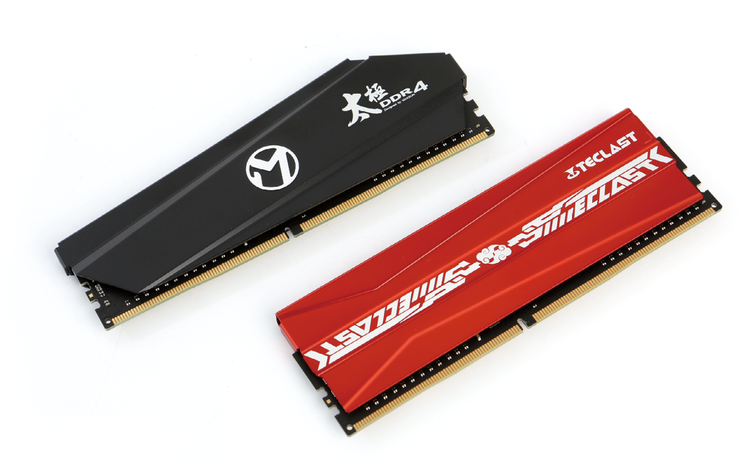 
铭瑄太极DDR43000内存，台电腾龙G403000内存