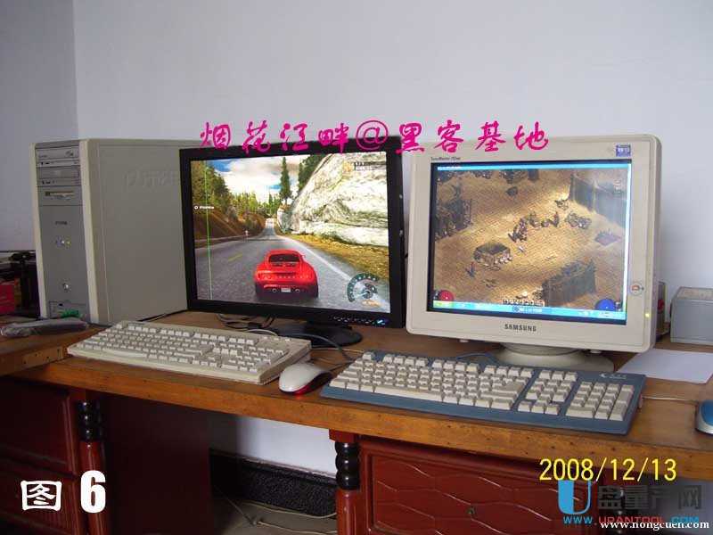 一台电脑两个显示器怎么设置之XP？