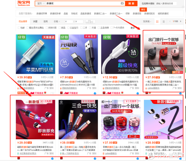 手机数据线接口的类型有哪些？