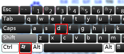苹果手机什么软件可以从程序返回桌面而不点home键_win7返回桌面快捷键_win7返回桌面组合键