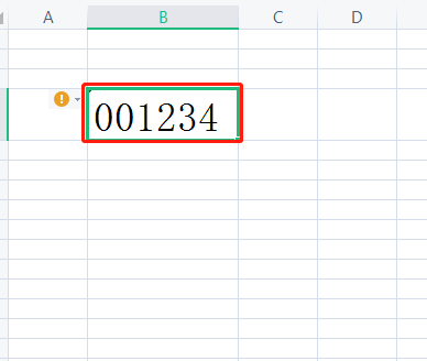 excel数字0显示不出来