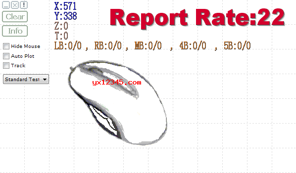 mouse test鼠标测试软件_鼠标DPI测试、按键检测、滚轮检测
