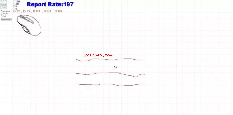 支持DPI测试、按键检测、滚轮检测