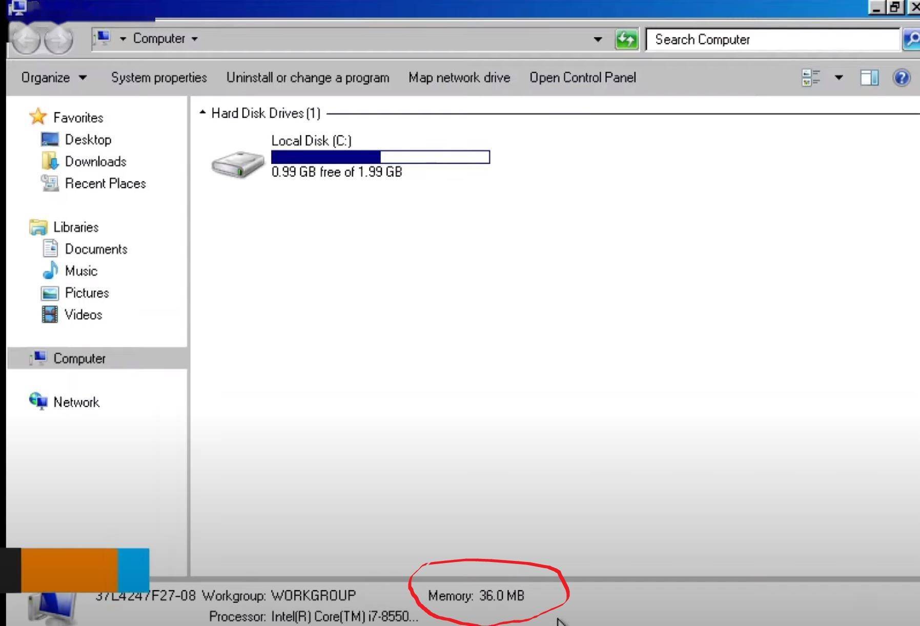 内存操作系统 win7