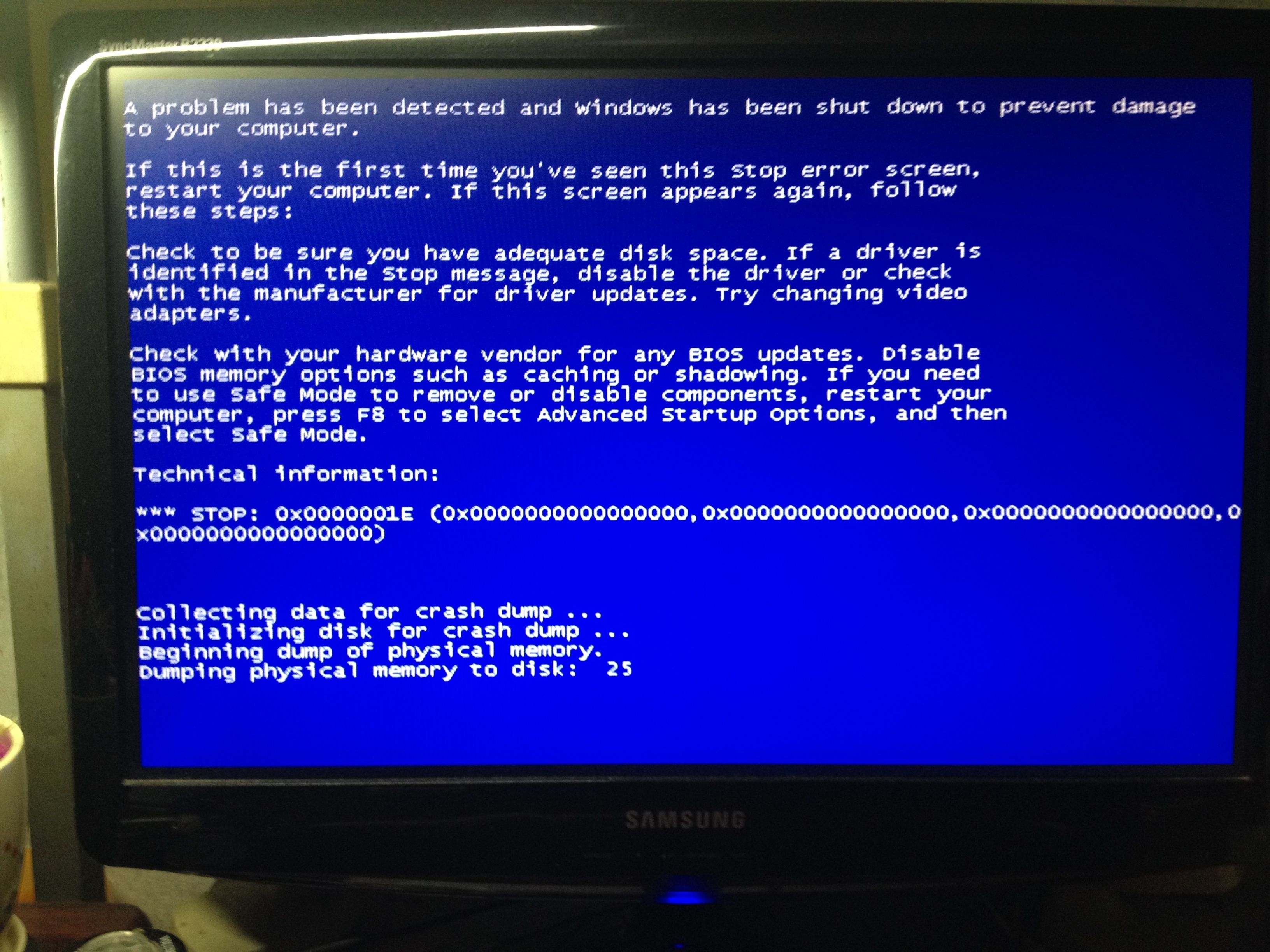 电脑蓝屏报错_电脑蓝屏代码_电脑蓝屏是怎么回事