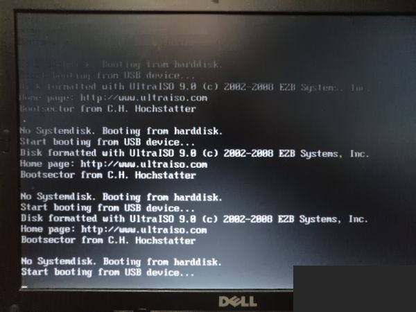 U盘装系统停在start booting from usb device解决方法