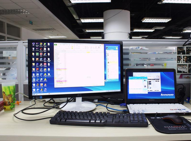 笔记本连接显示器