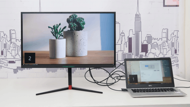 手机连接单独显示器