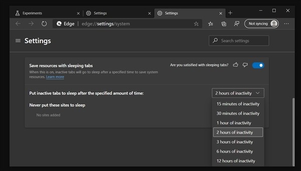 Win10新Edge浏览器改进：优化CPU/内存占用率问题