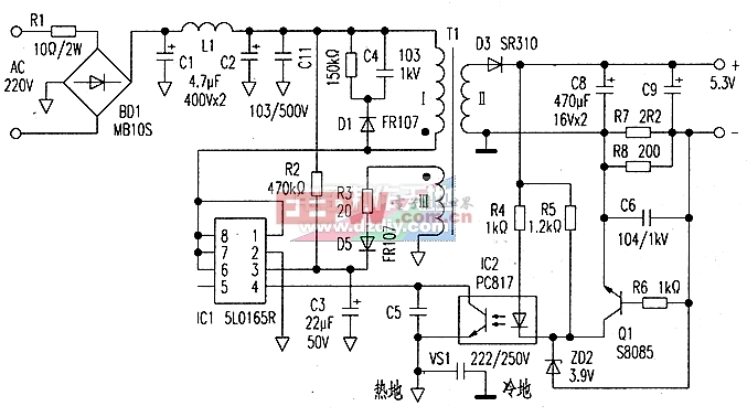 乐华驱动板电路_数码管显示电路_显示器电路板维修
