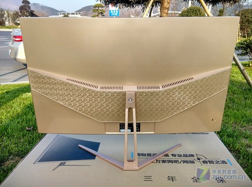 网咖专用 WESCOM E3290金色曲面显示器 