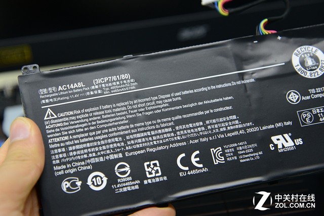 内部结构如何 宏碁VN7-592G游戏本拆解 