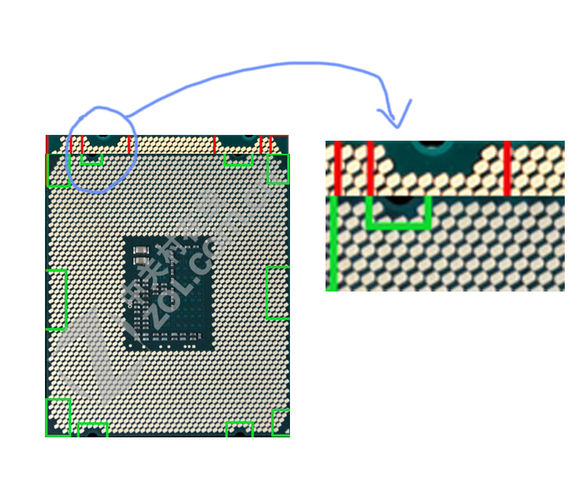 1155主板针脚定义图