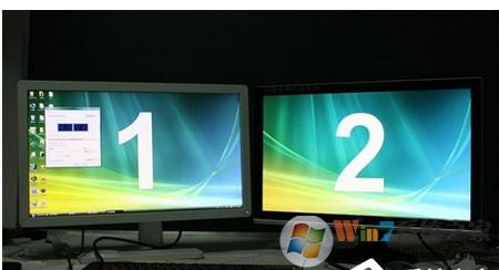 win7双显示器设置