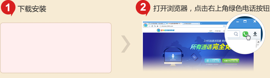 下载2345浏览器免费打电话