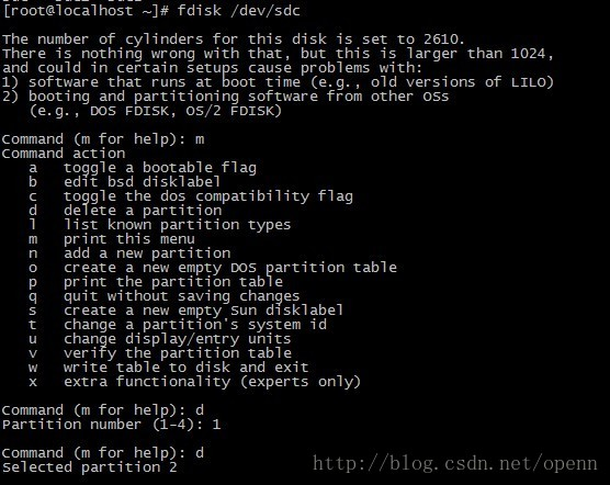 linux硬盘分区格式