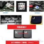 分岛式背光键盘