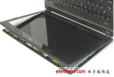 笔记本电脑上盖显示器内部结构