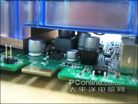 铭瑄8600GT终结者更换PCB增加外接电源