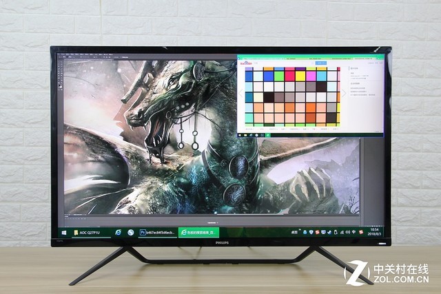 发烧级显示终端 飞利浦43英寸猛腾显示器评测 