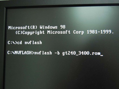 首款GT240升级BIOS发布！全程图解指导刷新！ 