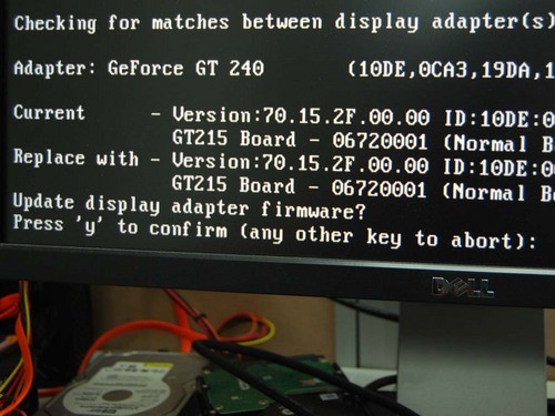 首款GT240升级BIOS发布！全程图解指导刷新！ 