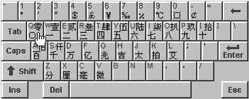 电脑输入法软键盘字母