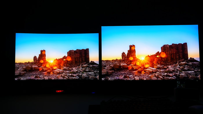 小显示器大屏效果