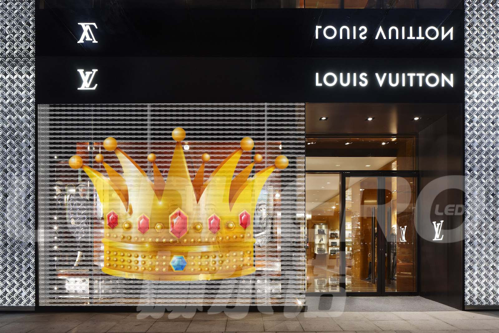 led透明显示器原理