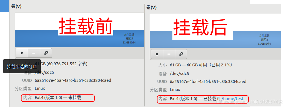 ubuntu 硬盘分区工具