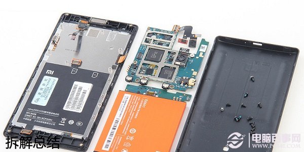 红米1S电信版拆解全家福