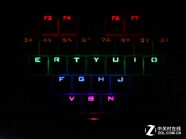E元素 Z-77战隼彩虹背光机械键盘评测 