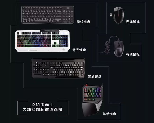 手机鼠标键盘玩游戏